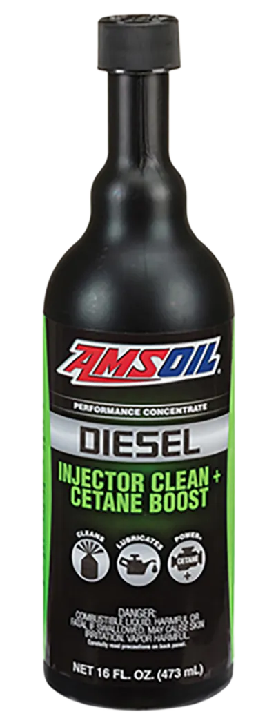 AMSOIL Diesel Injector Clean + Cetane Boost 16 oz bottle