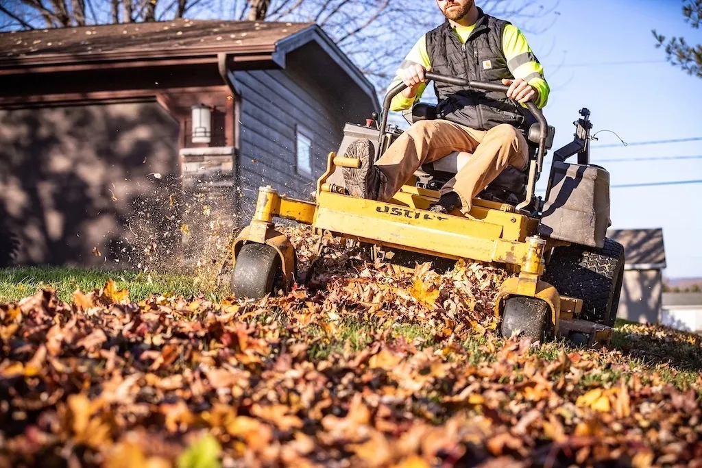 Landscaping – zero-turn mower