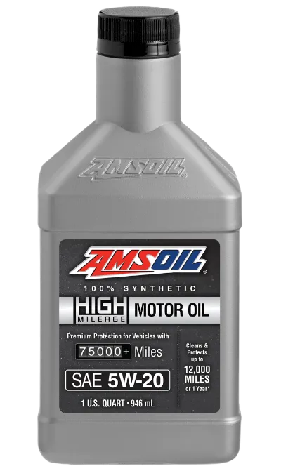 AMSOIL 100% Synthetic High-Mileage Motor Oil 5W-20