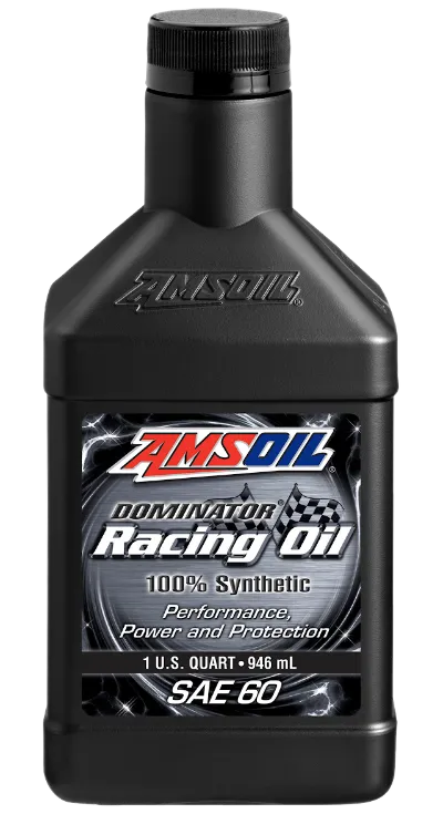 AMSOIL DOMINATOR SAE 60 Synthetic Racing Oil quart bottle