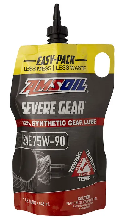AMSOIL SEVERE GEAR 75W-90 Synthetic Extreme-Pressure Gear Lube Easy-Pack