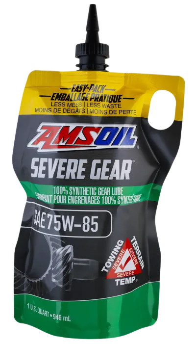 AMSOIL SEVERE GEAR 75W-85 Synthetic Extreme-Pressure Gear Lube Easy-Pack