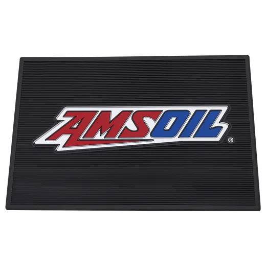 Free AMSOIL polyvinyl floor mat for commercial accounts — order with code MAT626