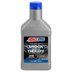 1 quart bottle of AMSOIL Shock Therapy Suspension Fluid #10 Medium - STM - National Synthetics